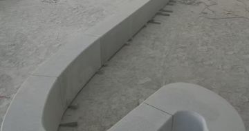 毕节 花岗岩整石坐凳拼装