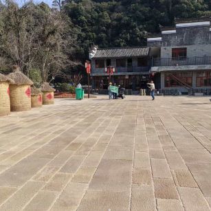 毕节仿古石铺装效果