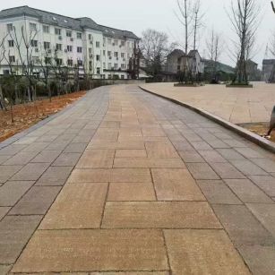 毕节仿古石铺装效果