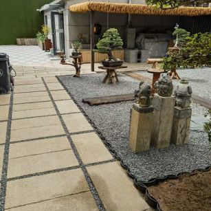 毕节仿古石铺装效果