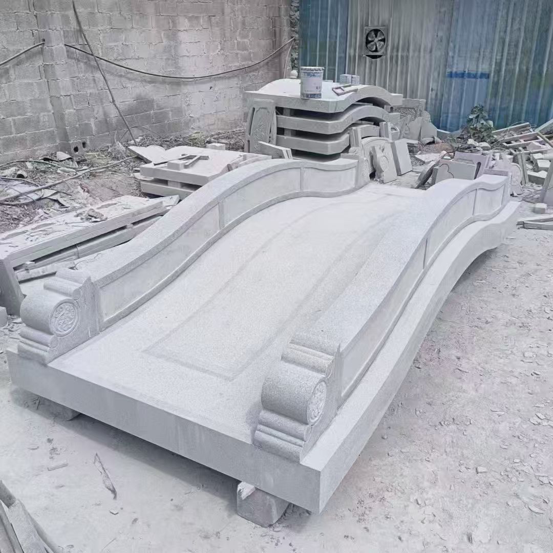 毕节 芝麻灰花岗岩园林景观 小石桥