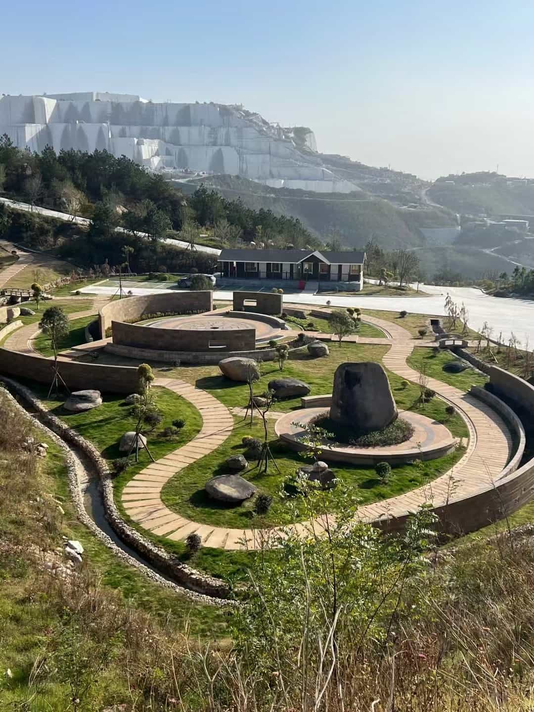毕节仿古石铺装整体效果
