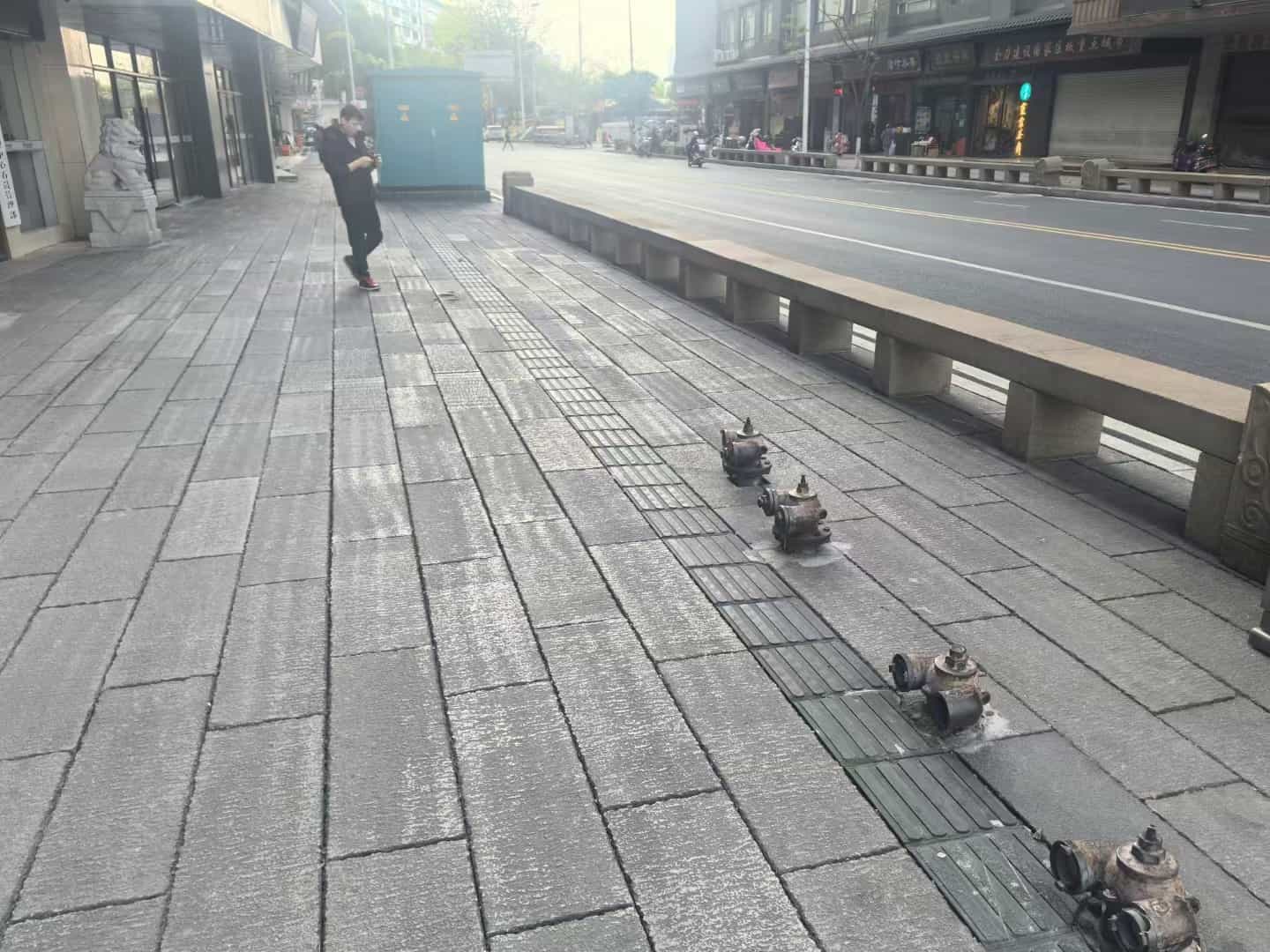 毕节仿古石铺装效果