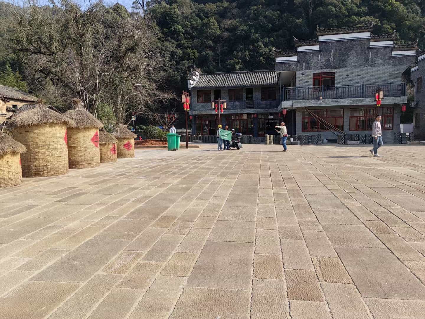 毕节仿古石铺装效果