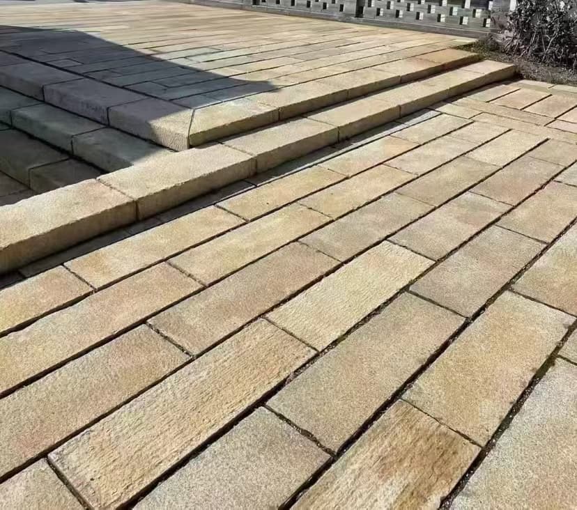 毕节仿古石铺装效果