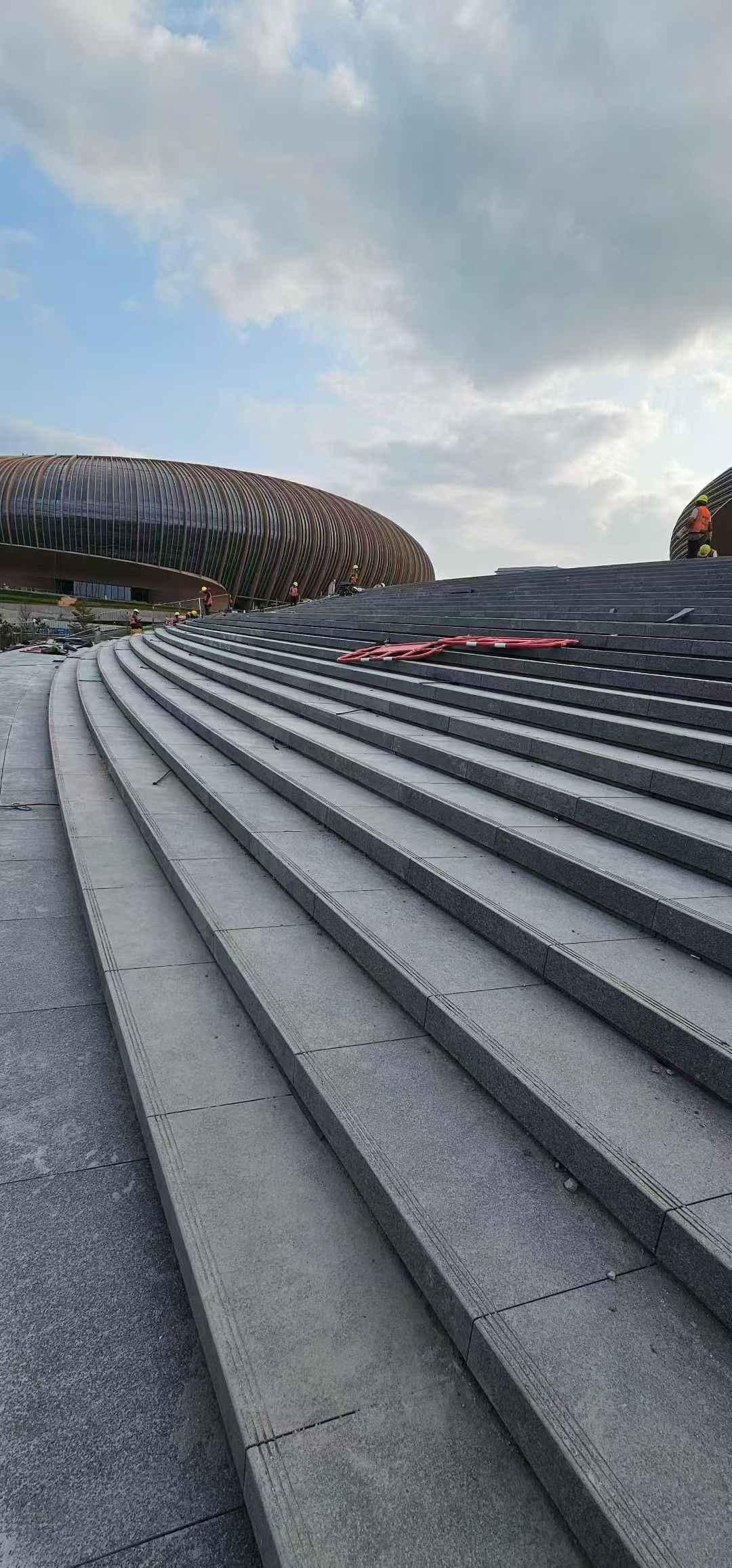 毕节 弧形整石台阶铺装效果图